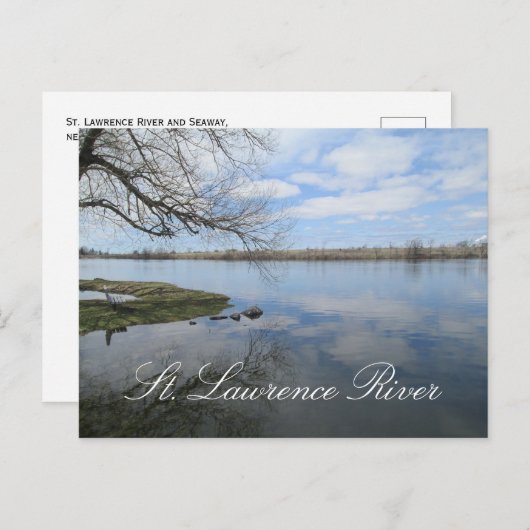 セントローレンス川とシーウェイ、ニューヨーク ポストカード (正面/裏面)