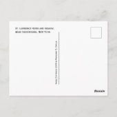 セントローレンス川とシーウェイ、ニューヨーク ポストカード (裏面)