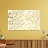 セントローレンス川の正確なチャート キャンバスプリント (インサイチュ (リビング))