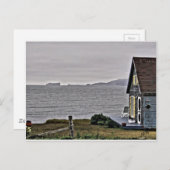 セントローレンス川を眺める小さな家 ポストカード (正面/裏面)