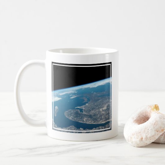セントローレンス湾とカナダ。 コーヒーマグカップ (ドーナツ)