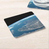 セントローレンス湾とカナダ。 スクエアペーパーコースター (アングル)