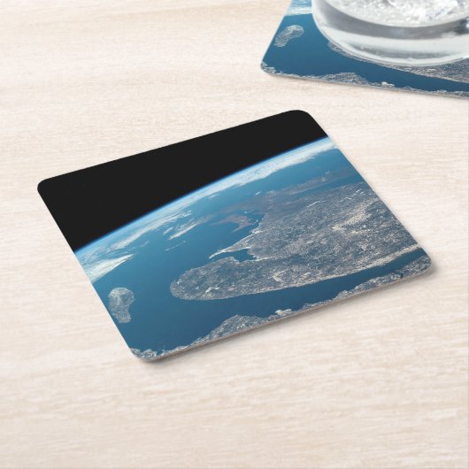 セントローレンス湾とカナダ。 スクエアペーパーコースター (アングル)