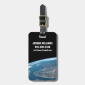 セントローレンス湾とカナダ。 ラゲッジタグ (正面縦)