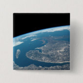 セントローレンス湾とカナダ。 缶バッジ (正面)