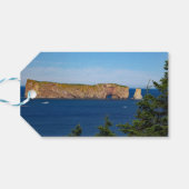 セントローレンス湾のパーセ岩 ギフトタグ (裏面横)