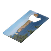 セントローレンス湾のパーセ岩 クレジットカード栓抜き (裏面アングル)