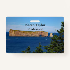 セントローレンス湾のパーセ岩 バッジ