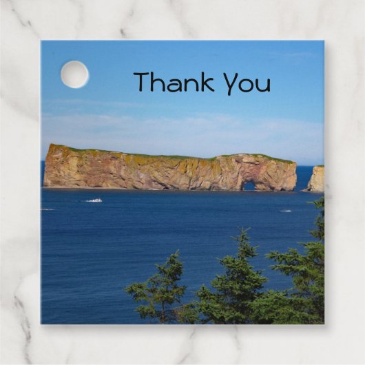 セントローレンス湾のパーセ岩 フェイバータグ (正面)