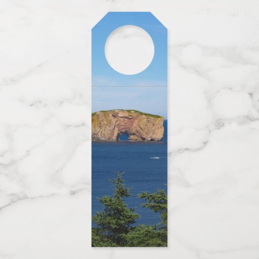 セントローレンス湾のパーセ岩 ボトルネックタグ (正面)