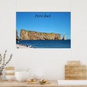 セントローレンス湾のパーセ岩 ポスター (キッチン)