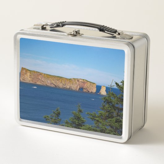 セントローレンス湾のパーセ岩 メタルランチボックス (正面)