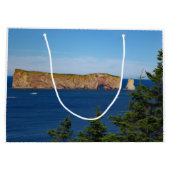 セントローレンス湾のパーセ岩 ラージペーパーバッグ (裏面)