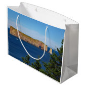 セントローレンス湾のパーセ岩 ラージペーパーバッグ (裏面アングル)