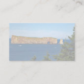 セントローレンス湾のパーセ岩 名刺 (裏面)