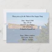 セントローレンス湾のパーセ岩 招待状 (裏面)