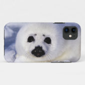 セントローレンス湾の氷上のアザラシの赤ちゃん Case-Mate iPhoneケース (裏面(横))