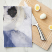 セントローレンス湾の竪琴のシールパイプ キッチンタオル (四つ折り)