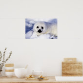 セントローレンス湾の竪琴のシールパイプ ポスター (キッチン)