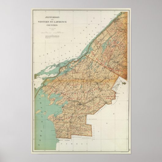 セントローレンス郡ジェファーソン ポスター (正面)