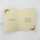 セントヴァレンティーンズデー祈りの言葉ヴィンテージ シーズンカード (内部)