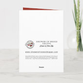 セントヴァレンティーンズデー賛美ヴァージンフローラホリデイ シーズンカード (裏面)