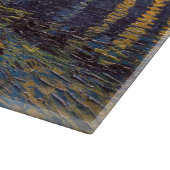 セントヴァンゴッホによってローネ川の上の星空の夜 カッティングボード (角)