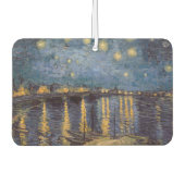 セントヴァンゴッホによってローネ川の上の星空の夜 カーエアーフレッシュナー (正面)