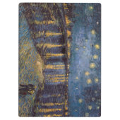 セントヴァンゴッホによってローネ川の上の星空の夜 クリップボード (裏面)