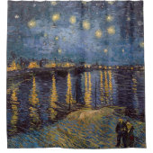 セントヴァンゴッホによってローネ川の上の星空の夜 シャワーカーテン (正面)