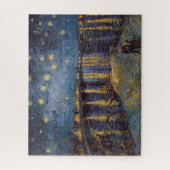 セントヴァンゴッホによってローネ川の上の星空の夜 ジグソーパズル (縦)