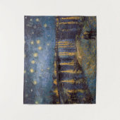 セントヴァンゴッホによってローネ川の上の星空の夜 タペストリー (正面)