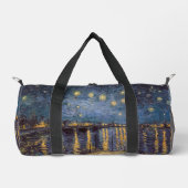 セントヴァンゴッホによってローネ川の上の星空の夜 ダッフルバッグ (正面)
