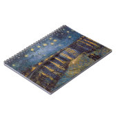 セントヴァンゴッホによってローネ川の上の星空の夜 ノートブック (左側)