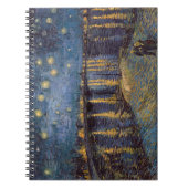 セントヴァンゴッホによってローネ川の上の星空の夜 ノートブック (正面)