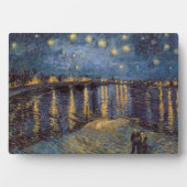 セントヴァンゴッホによってローネ川の上の星空の夜 フォトプラーク (正面)