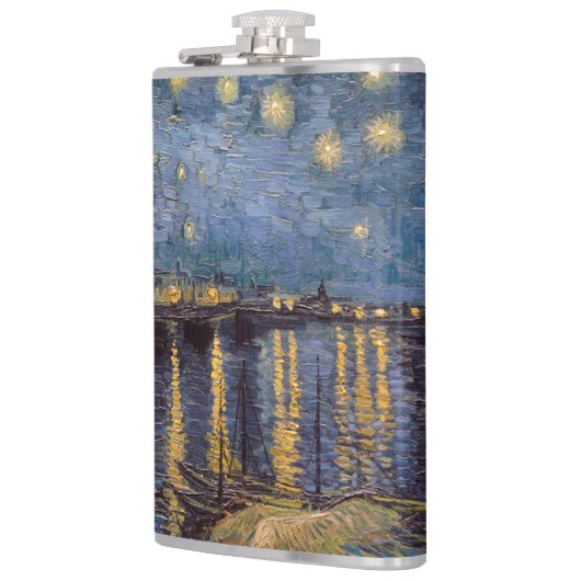 セントヴァンゴッホによってローネ川の上の星空の夜 フラスク (左)