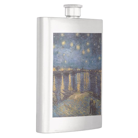 セントヴァンゴッホによってローネ川の上の星空の夜 フラスク (右)
