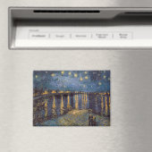 セントヴァンゴッホによってローネ川の上の星空の夜 マグネット (インサイチュ (食洗機))