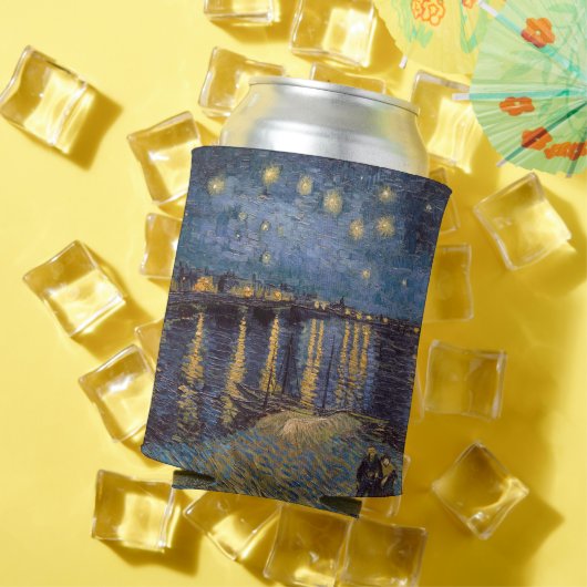 セントヴァンゴッホによってローネ川の上の星空の夜 缶クーラー (インサイチュ 夏)