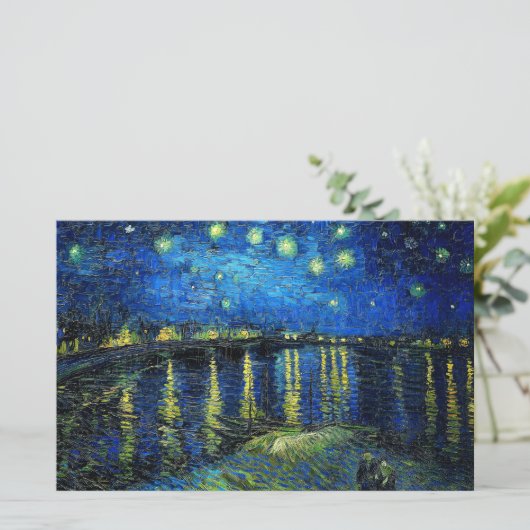 セントヴァン・ゴッホによるローネ上空の星空の夜 (スタンド正面)