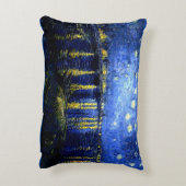 セントヴァン・ゴッホによるローネ上空の星空の夜 アクセントクッション (裏面(縦))