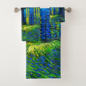 セントヴァン・ゴッホによるローネ上空の星空の夜 バスタオルセット (インサイチュ)