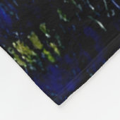 セントヴァン・ゴッホによるローネ上空の星空の夜 フリースブランケット (角)