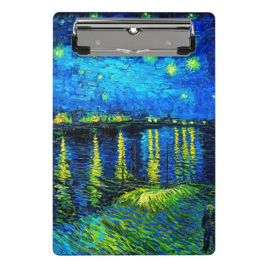 セントヴァン・ゴッホによるローネ上空の星空の夜 ミニクリップボード (正面)