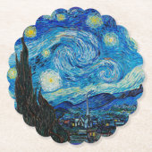セントヴァン・ゴッホによる星空の夜 ペーパーコースター (正面)