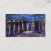 セントヴァン・ゴッホ・ローネの星空の夜 名刺 (裏面)