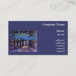 セントヴァン・ゴッホ・ローネの星空の夜 名刺