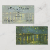 セントヴァン・ゴッホ 名刺 (正面/裏面)