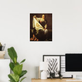 セントヴェロニカスヴェイルホリー顔画像03Bポスター ポスター (ホームオフィス)